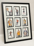 Hull Playoff Legends Limited Edition Art Framed Football Print