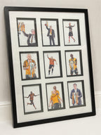 Hull Playoff Legends Limited Edition Art Framed Football Print