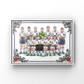 Celebrate the Trotters’ proud legacy with this independently created artwork inspired by the legendary Bolton team that won the 1958 FA Cup.  A passionate football supporter designed this hand-drawn illustration, paying tribute to one of the club’s most memorable teams. It captures the spirit pride and nostalgia of Bolton’s famous Wembley triumph.