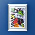 West Brom Kit Collage Retro Shirts Football Print