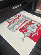 Hull Kingston Rovers Historic Trophy Winners Inspired Rugby Print