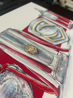 Hull Kingston Rovers Historic Trophy Winners Inspired Rugby Print