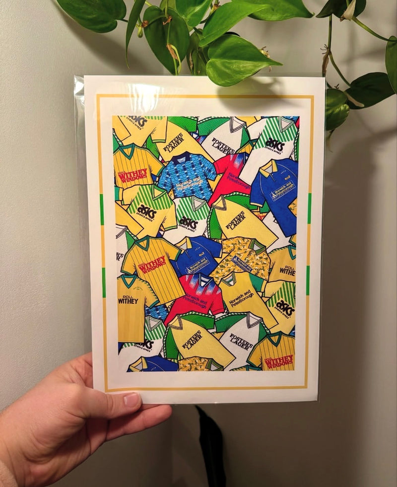 Zekey - Norwich Poster A4 Shirts Print