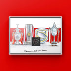 Hull Kingston Rovers Historic Trophy Winners Inspired Rugby League Print