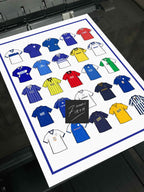 Millwall Retro Shirts Football Print