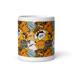 A mug Inspired by the historic iconic retro shirts of Hull City Football Club