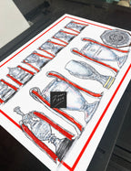 A poster print that shows Nottingham Forest’s major honours are headlined by their unique back-to-back European Cup triumphs in 1979 and 1980 under Brian Clough. They are the only European side to win the competition more often than their domestic league title. 

Major Honours:
European Cup/Champions League (2): 1978–79, 1979–80
European Super Cup (1): 1979
Football League First Division (1): 1977–78
FA Cup (2): 1898, 1959
League Cup (EFL Cup) (4): 1978, 1979, 1989, 1990
FA Charity Shield (1): 1978 

