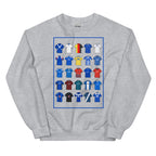 Retro Birmingham City–inspired sweatshirt with a classic fit, soft feel, and durable stitching. Crafted from a pre-shrunk cotton-polyester blend—perfect for fans who love vintage Blues football style.