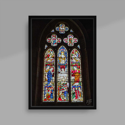 Photograph of Stained Glass Window at St Mary's Church, South Dalton, East Riding of Yorkshire 