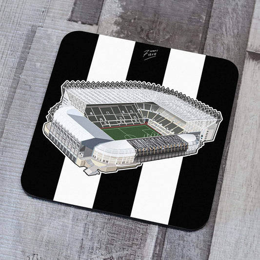 Coaster inspired by Newcastle United's home ground, St James Park
