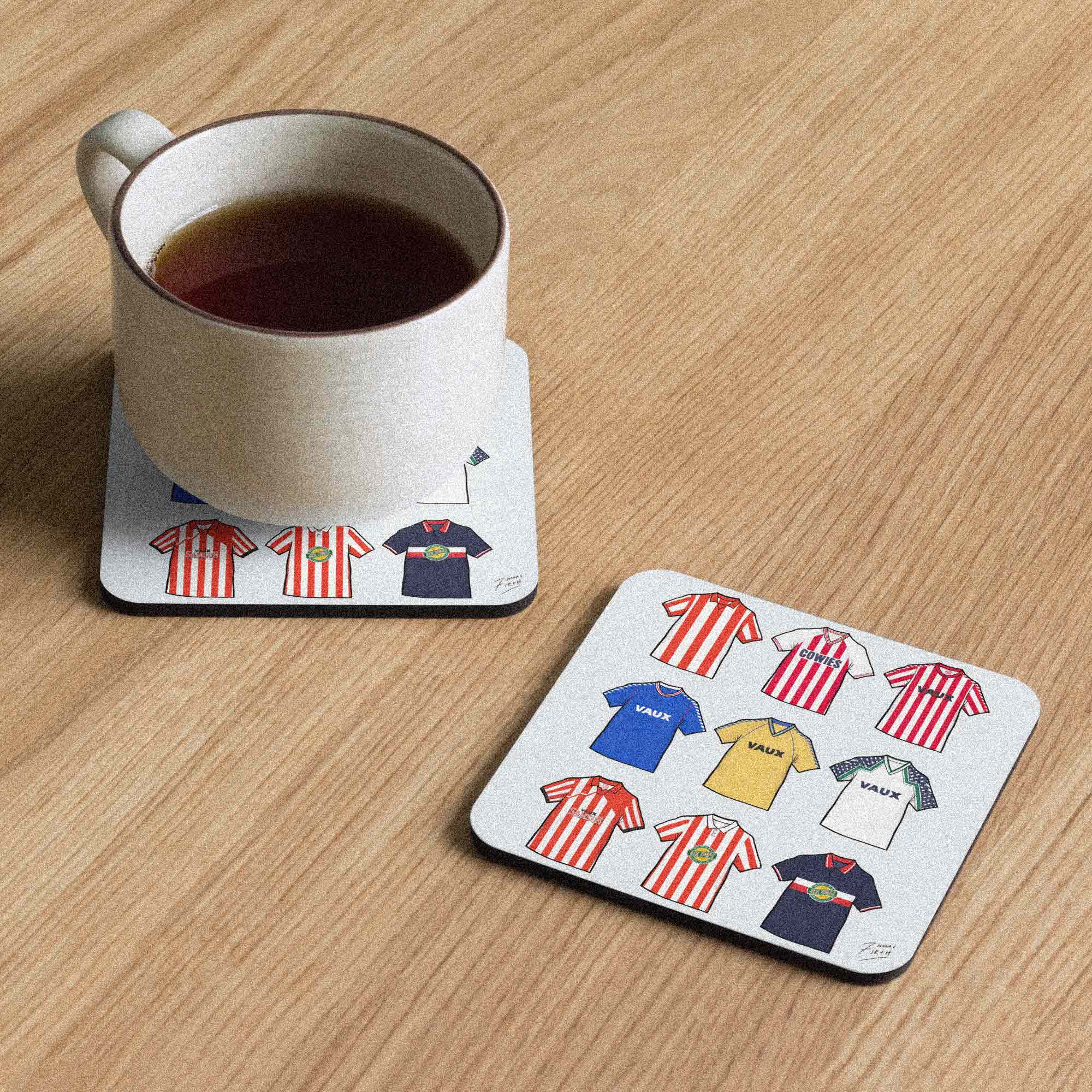 Sunderland Retro Shirts Memorabilia Football Coaster