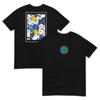 This Derby County FC T-shirt features a striking Derbyshire flag in the center, surrounded by a retro collage of the club’s iconic football shirts. With bold black and white colours and vintage jersey patterns, it’s designed for Rams fans who love classic football style. The textured details and premium soft feel make it perfect for match days, casual wear, or as a Derby County football gift. Celebrate the club’s proud heritage and lasting legacy with this must-have retro Derby County T-shirt for true fans