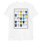 This Derby County FC T-shirt is inspired by the club’s iconic football shirts, featuring bold black and white colours with a modern twist. Designed for Rams fans who love classic football style, it combines vintage jersey patterns, textured details, and premium comfort. Celebrate Derby County’s proud heritage and lasting legacy with a look that’s perfect for match days, casual wear, or as a thoughtful Derby County football gift. A must-have retro Derby County T-shirt for true supporters who value tradition.