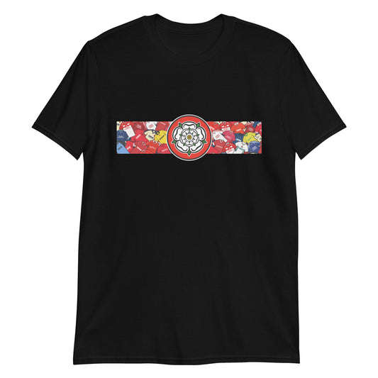 This T-shirt design celebrates Barnsley FC’s proud legacy, blending the club’s iconic red with a bold, retro-inspired edge. Featuring classic jersey patterns and a central Yorkshire rose emblem, it pays homage to the passion and tradition of the Oakwell faithful. A perfect fusion of vintage football heritage and contemporary streetwear—designed for true Tykes supporters