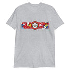 This T-shirt design celebrates Barnsley FC’s proud legacy, blending the club’s iconic red with a bold, retro-inspired edge. Featuring classic jersey patterns and a central Yorkshire rose emblem, it pays homage to the passion and tradition of the Oakwell faithful. A perfect fusion of vintage football heritage and contemporary streetwear—designed for true Tykes supporters. Colour is GREY