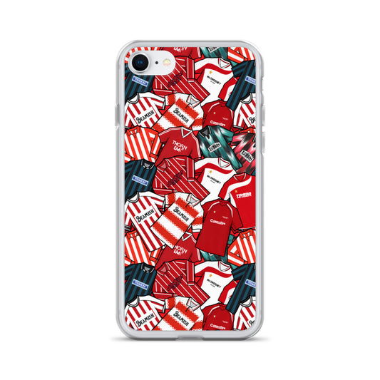 Unofficial fan-made phone case inspired by classic Sligo Rovers shirts. Durable, high-quality design. Fast international & UK shipping. For true football fans.