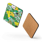 A coaster designed to evoke the iconic Yeovil Town football club shirts of the past, perfect for football enthusiasts, particularly those who support the Glovers. 