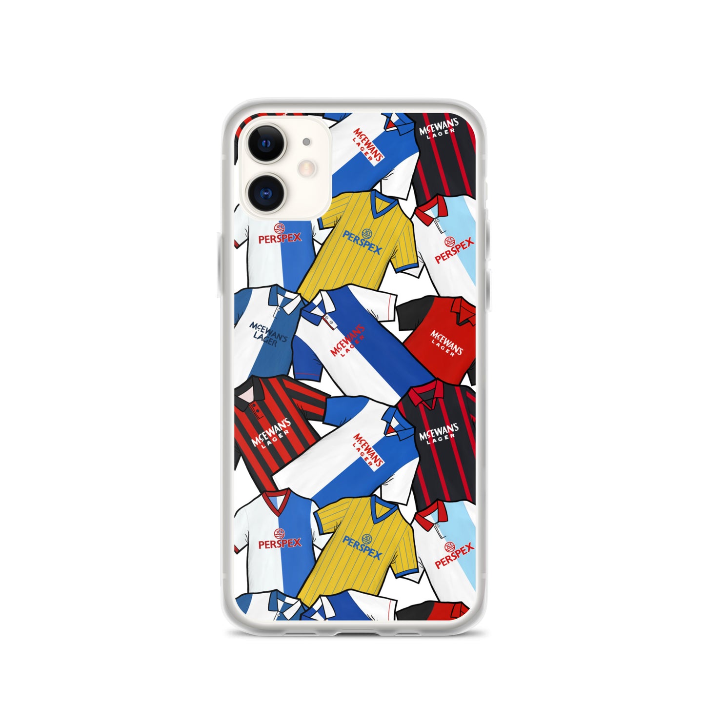 Blackburn Retro Shirts Inspired Football Clear Case for iPhone®