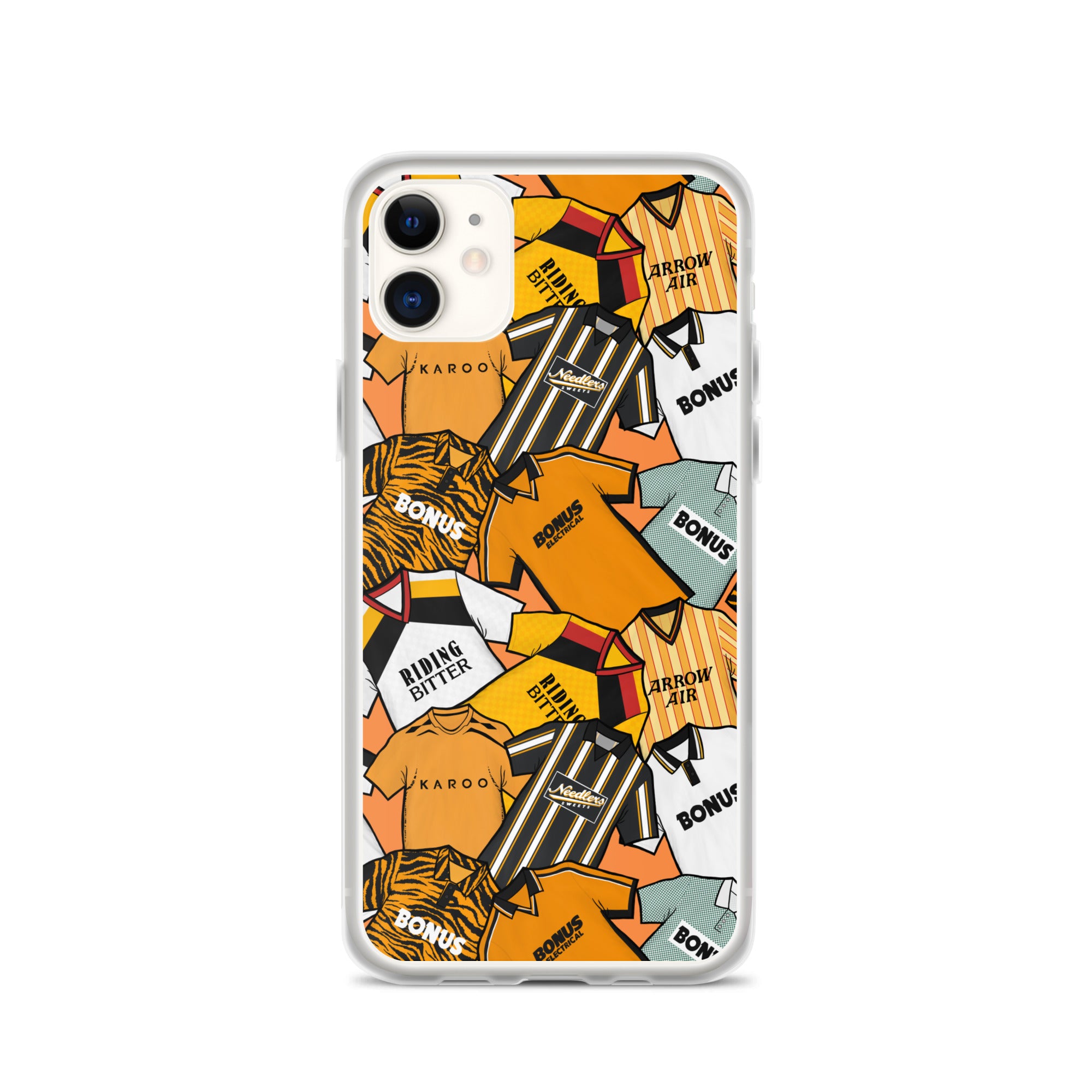 Hull Retro Shirts Themed Football Inspired Clear Case for iPhone®