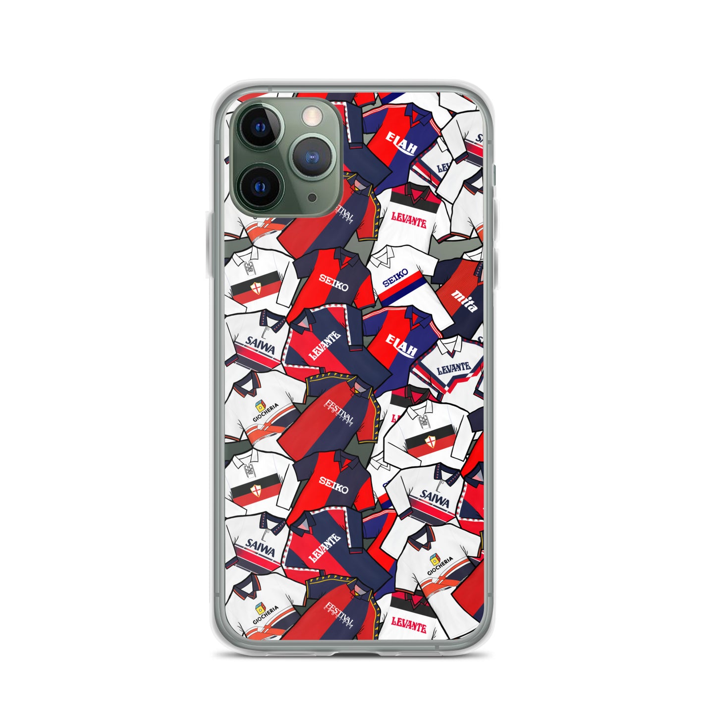 Retro Genoa Inspired Clear Case for iPhone®