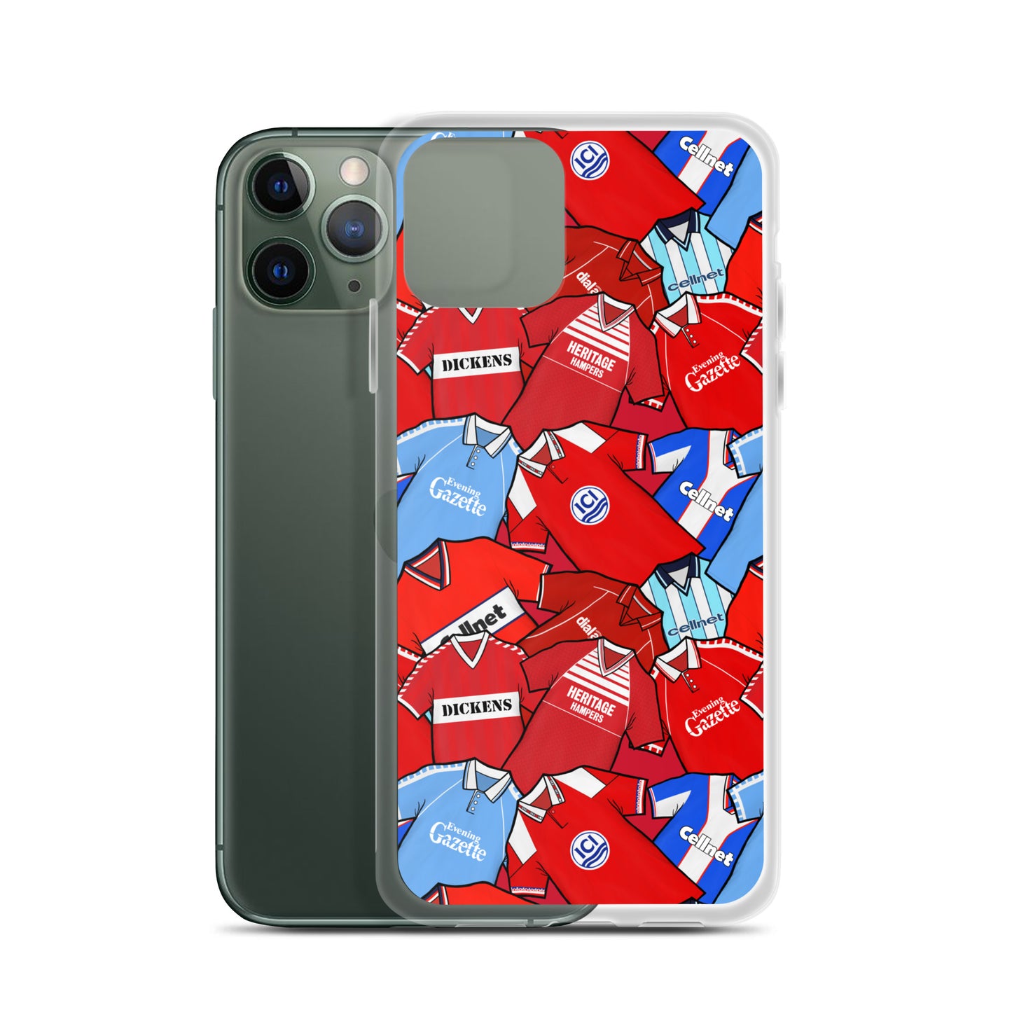 Middlesbrough Inspired Retro Shirts Football Clear Case for iPhone®