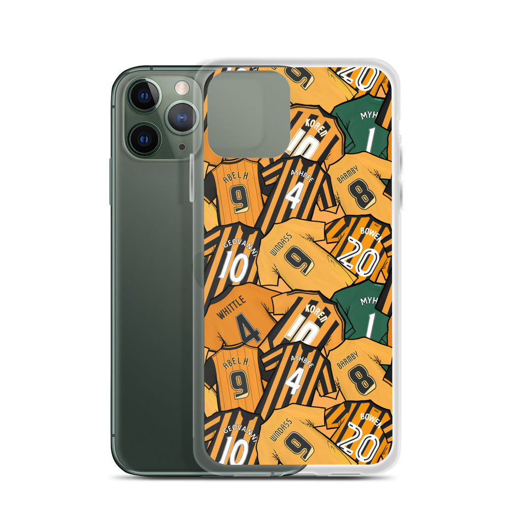 Legends of the Tigers, Hull Themed Football Clear Case for iPhone®