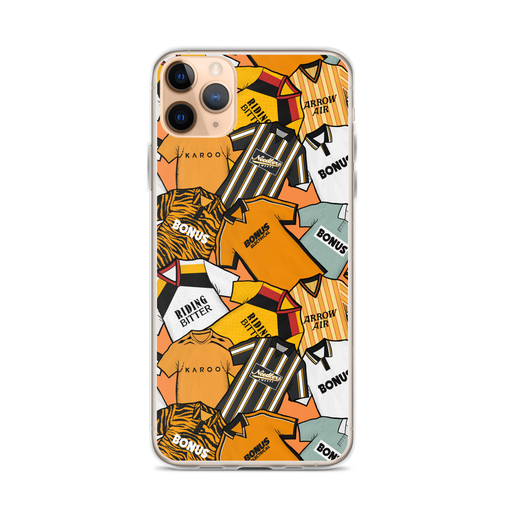 Hull Retro Shirts Themed Football Inspired Clear Case for iPhone®