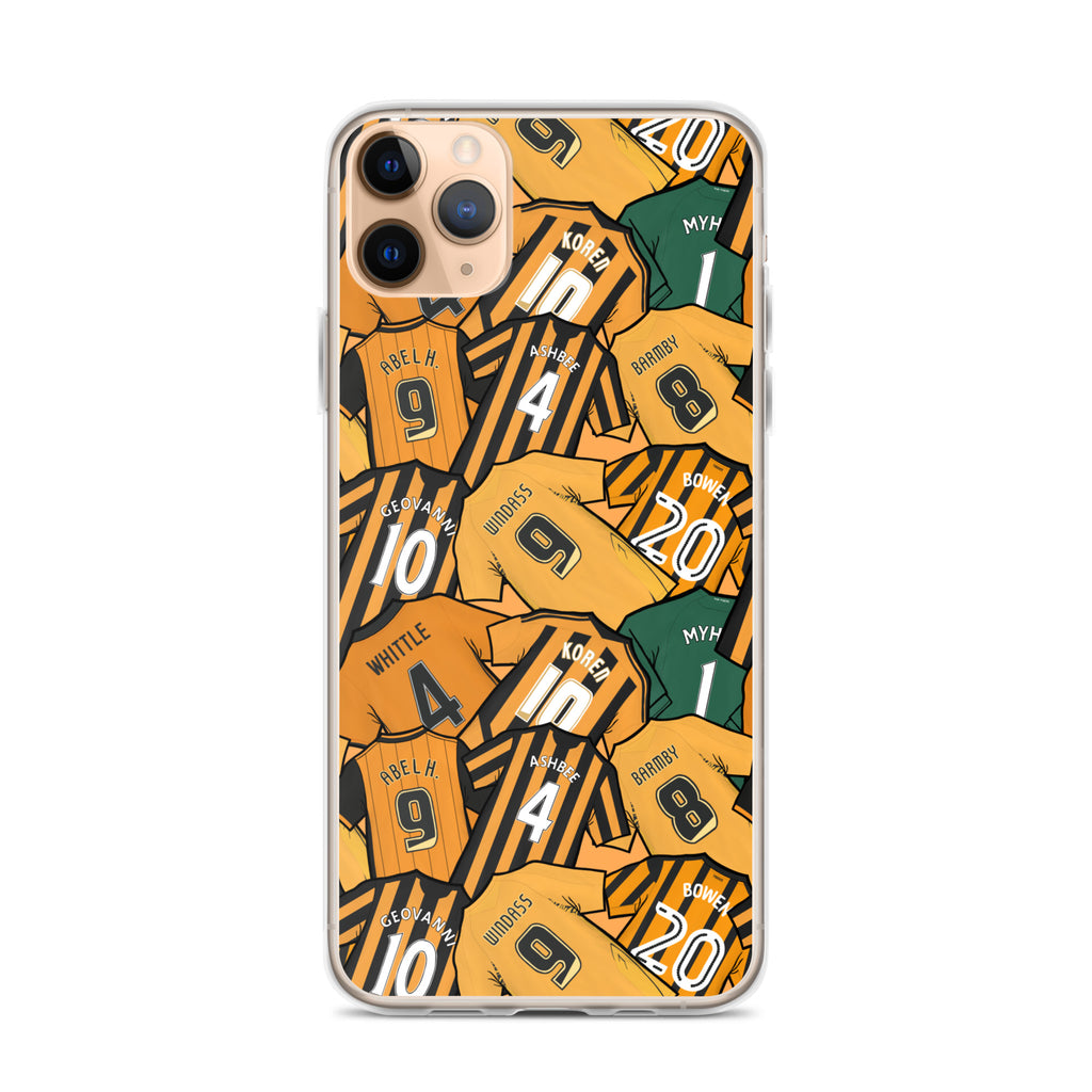 Legends of the Tigers, Hull Themed Football Clear Case for iPhone®