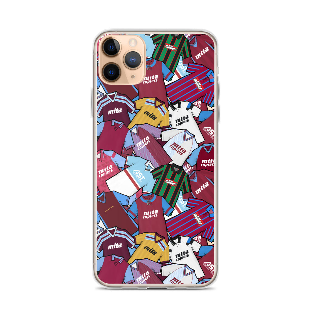 Unique and high-quality phone cases showcasing artwork of Aston Villa's retro jerseys. Stand out from the crowd with these stylish and nostalgic designs - perfect for any Villa fan looking to add a touch of retro flair to their phone