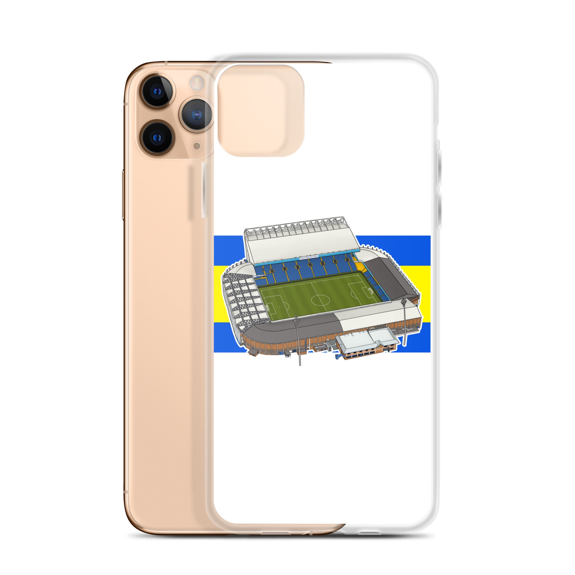 Elland Road Inspired Leeds Themed Clear Case for iPhone®