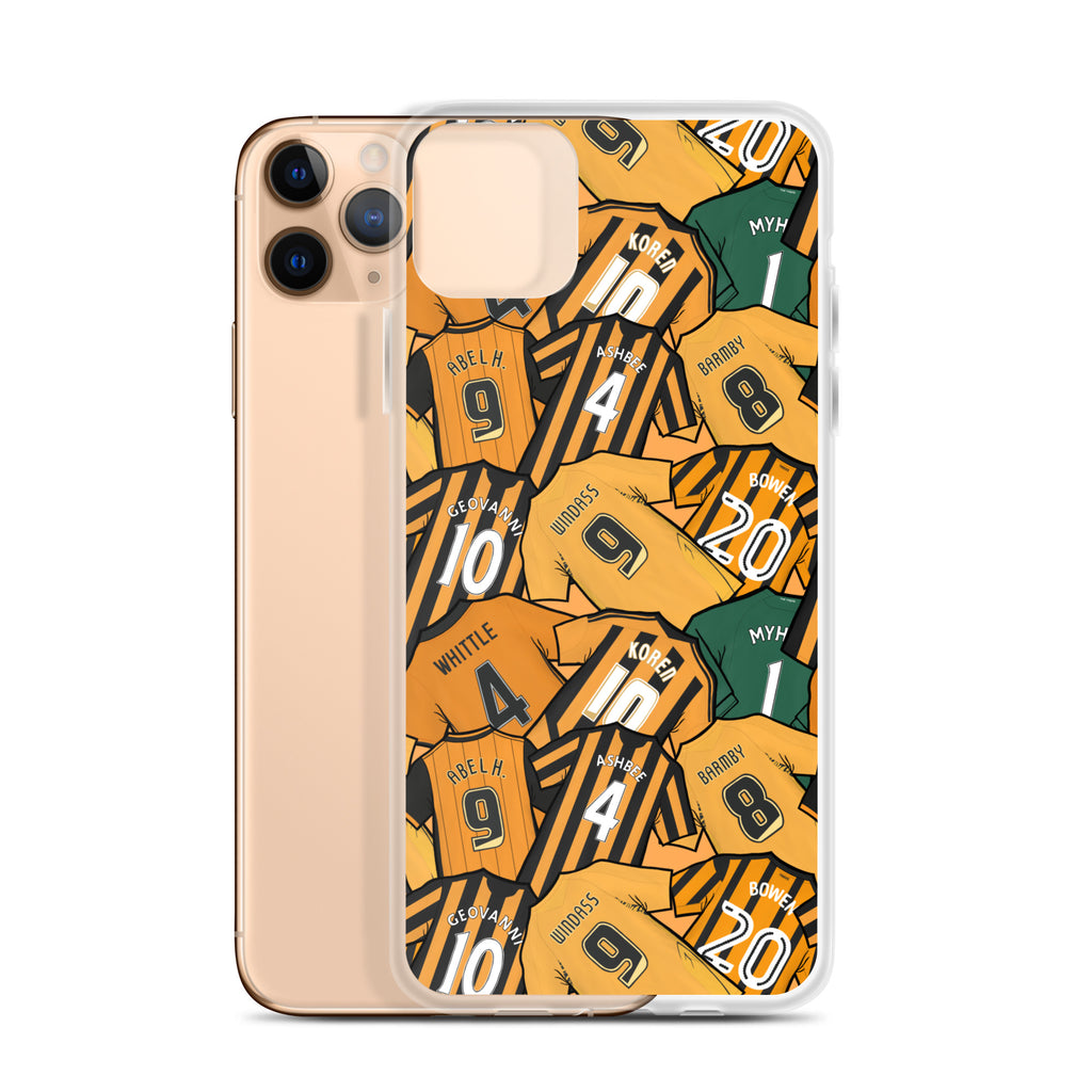 Legends of the Tigers, Hull Themed Football Clear Case for iPhone®