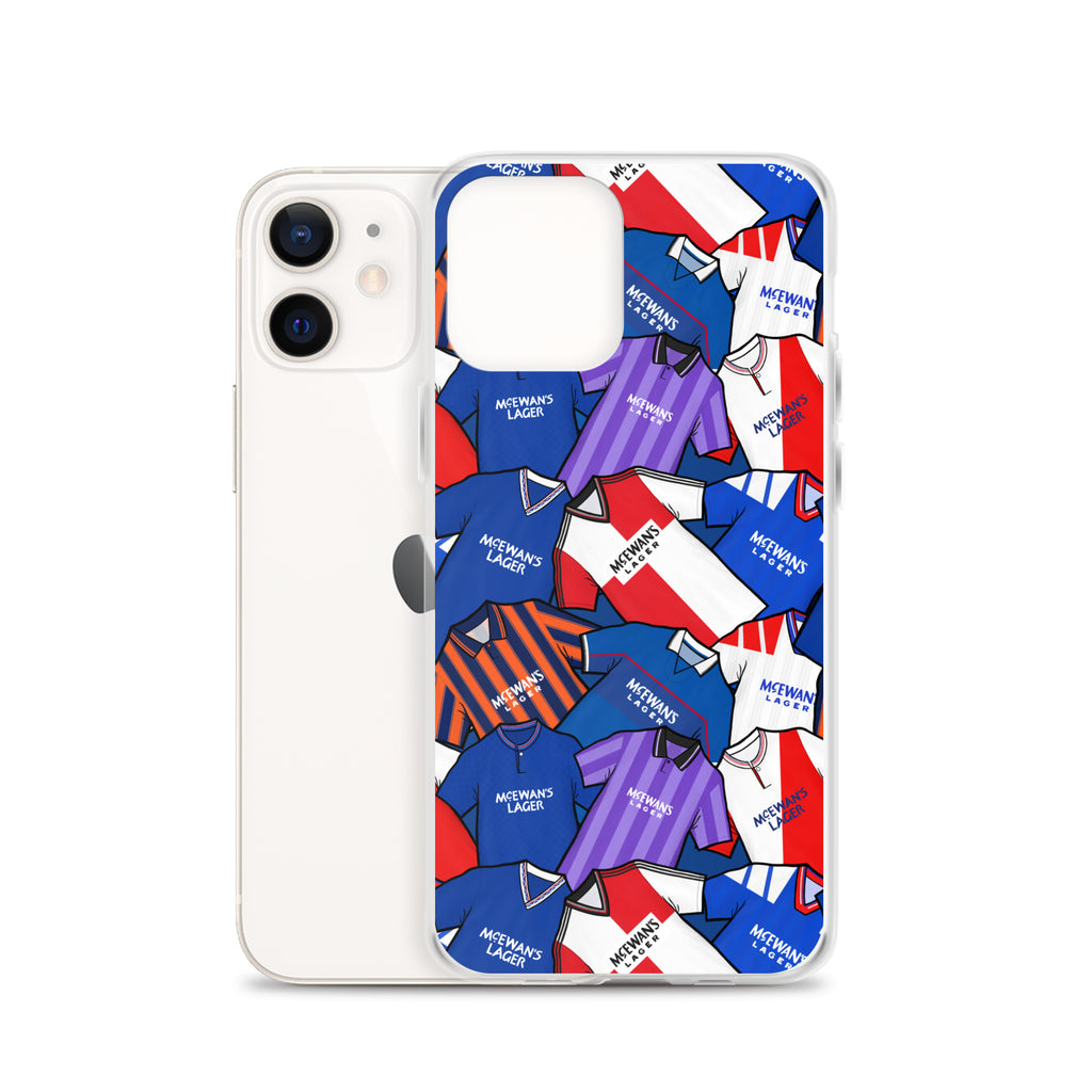 Rangers Inspired Retro Shirts Themed Football Clear Case for iPhone®