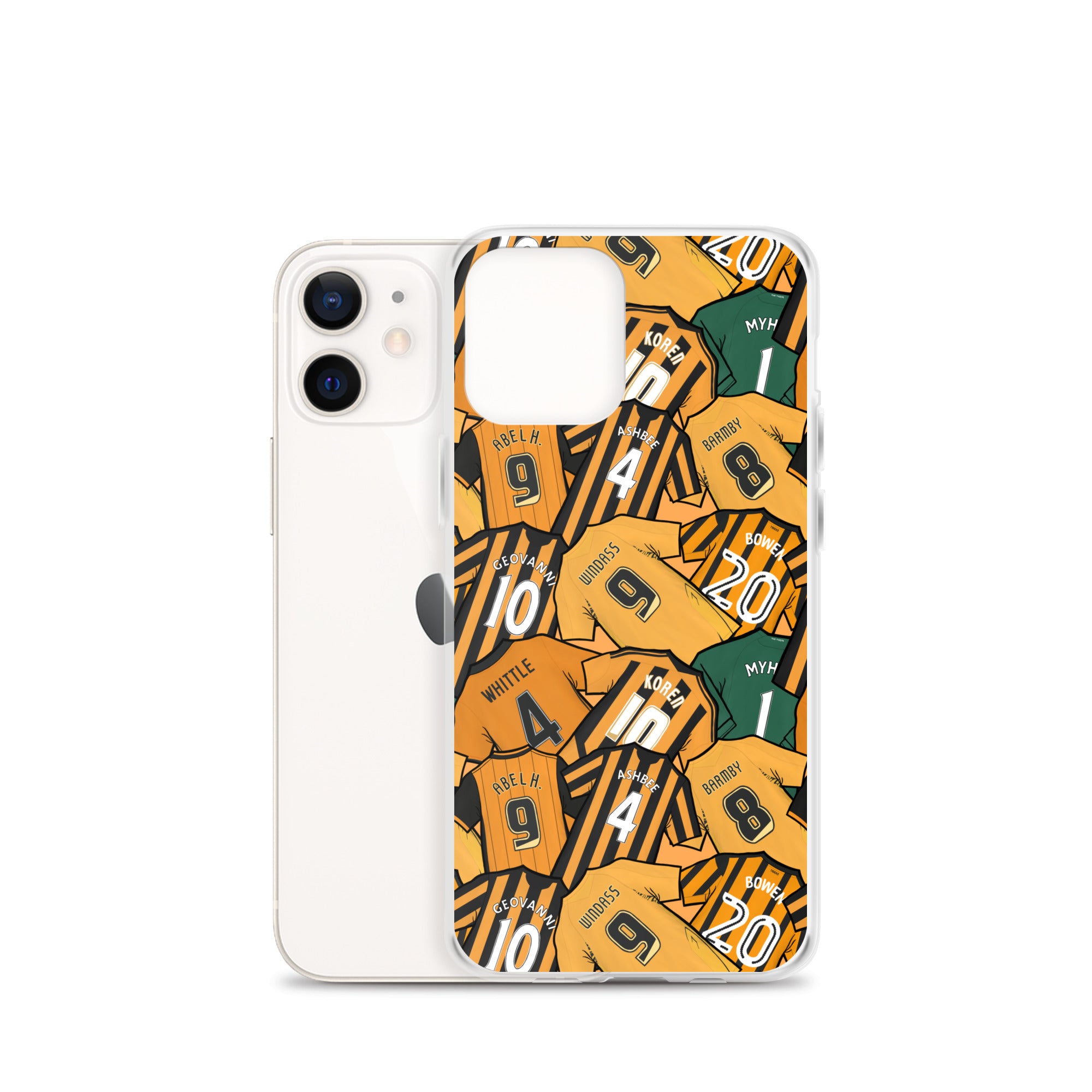 Legends of the Tigers, Hull Themed Football Clear Case for iPhone®