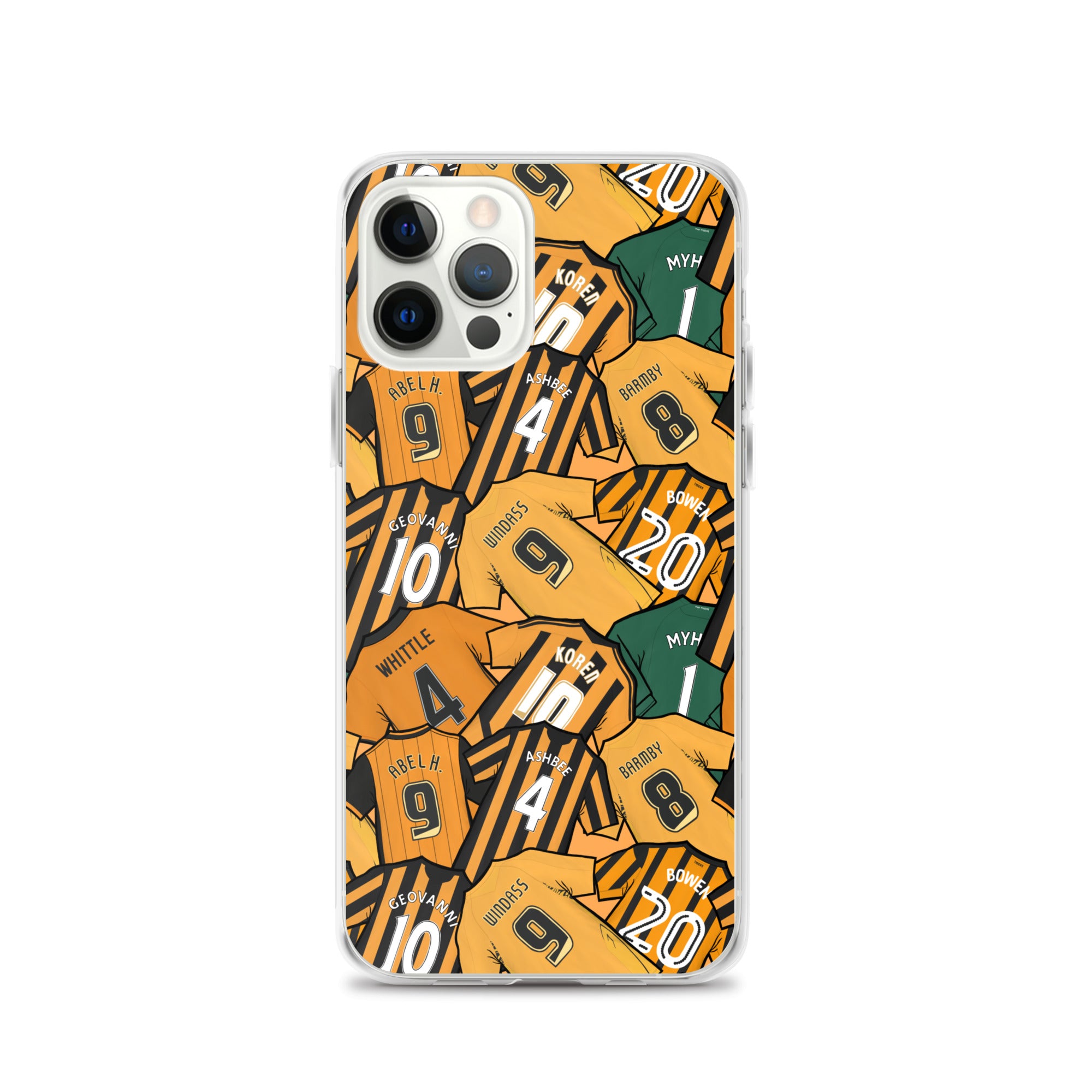 Legends of the Tigers, Hull Themed Football Clear Case for iPhone®