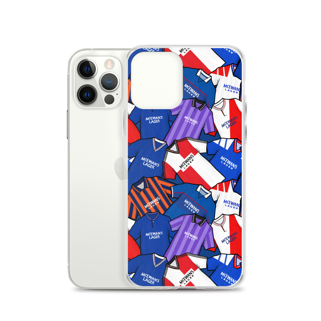 Rangers Inspired Retro Shirts Themed Football Clear Case for iPhone®