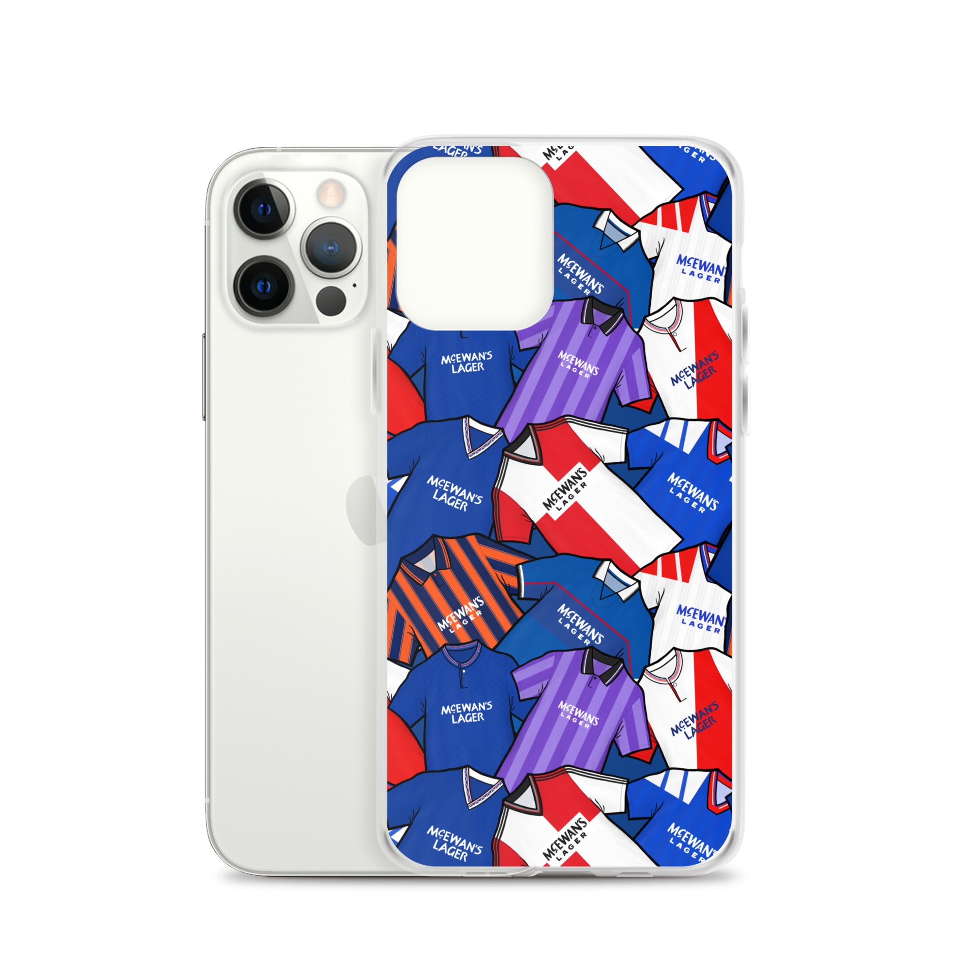 Rangers Inspired Retro Shirts Themed Football Clear Case for iPhone®