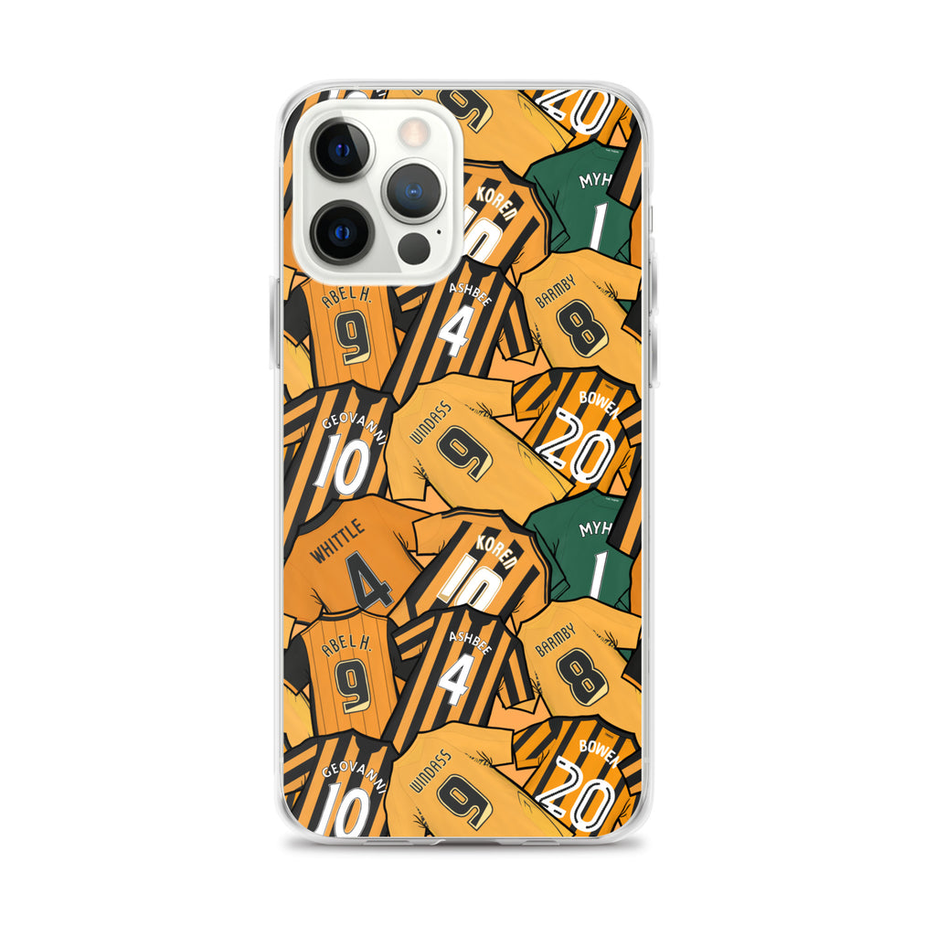 Legends of the Tigers, Hull Themed Football Clear Case for iPhone®