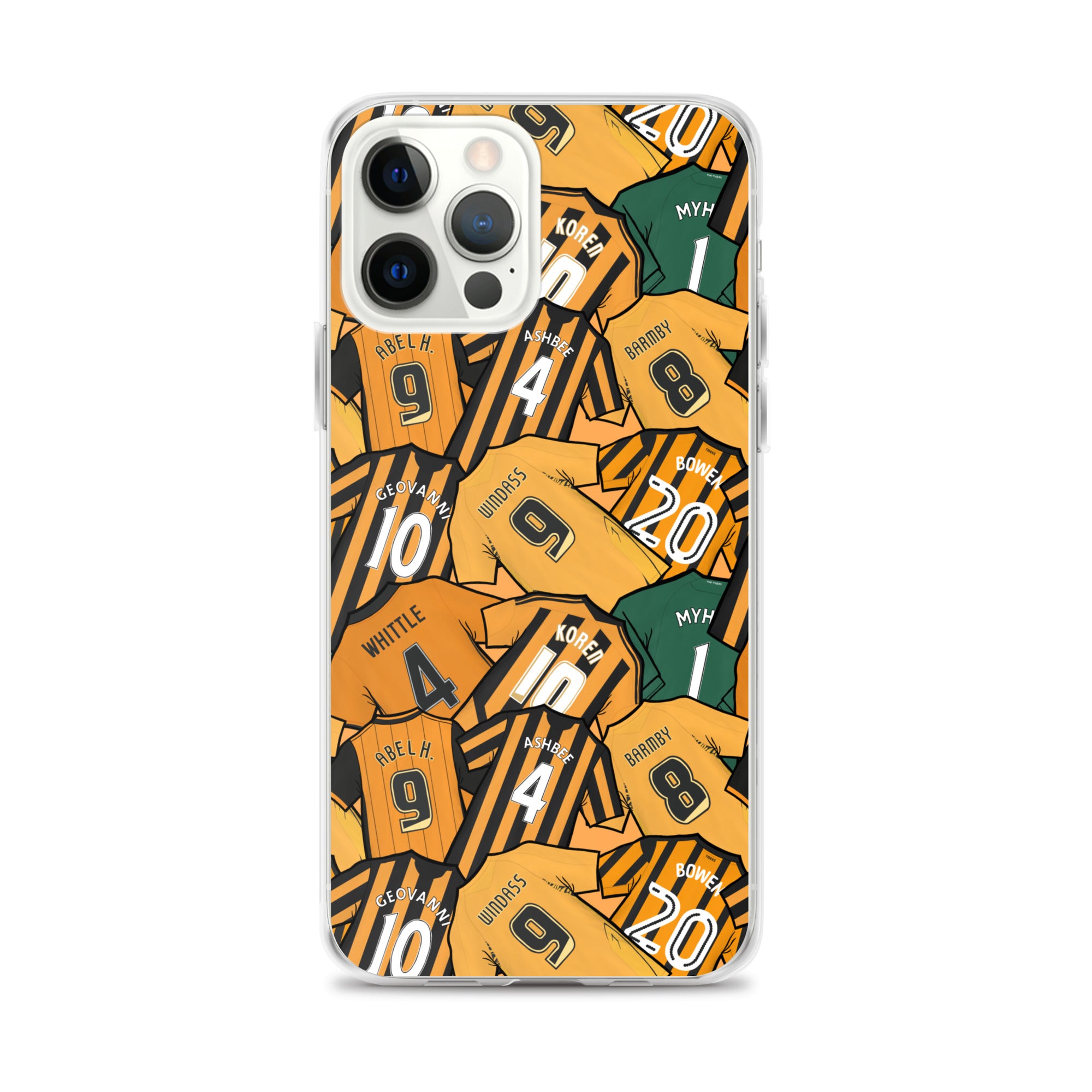 Legends of the Tigers, Hull Themed Football Clear Case for iPhone®