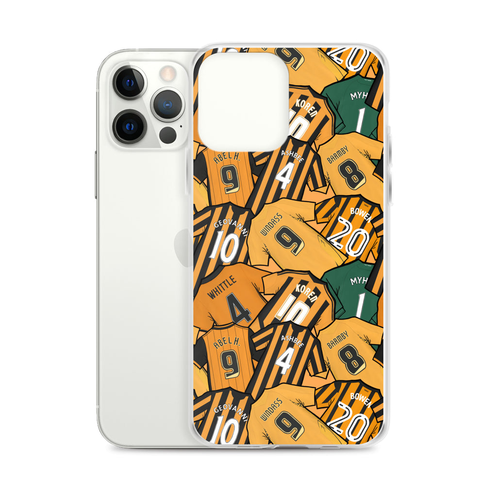 Legends of the Tigers, Hull Themed Football Clear Case for iPhone®