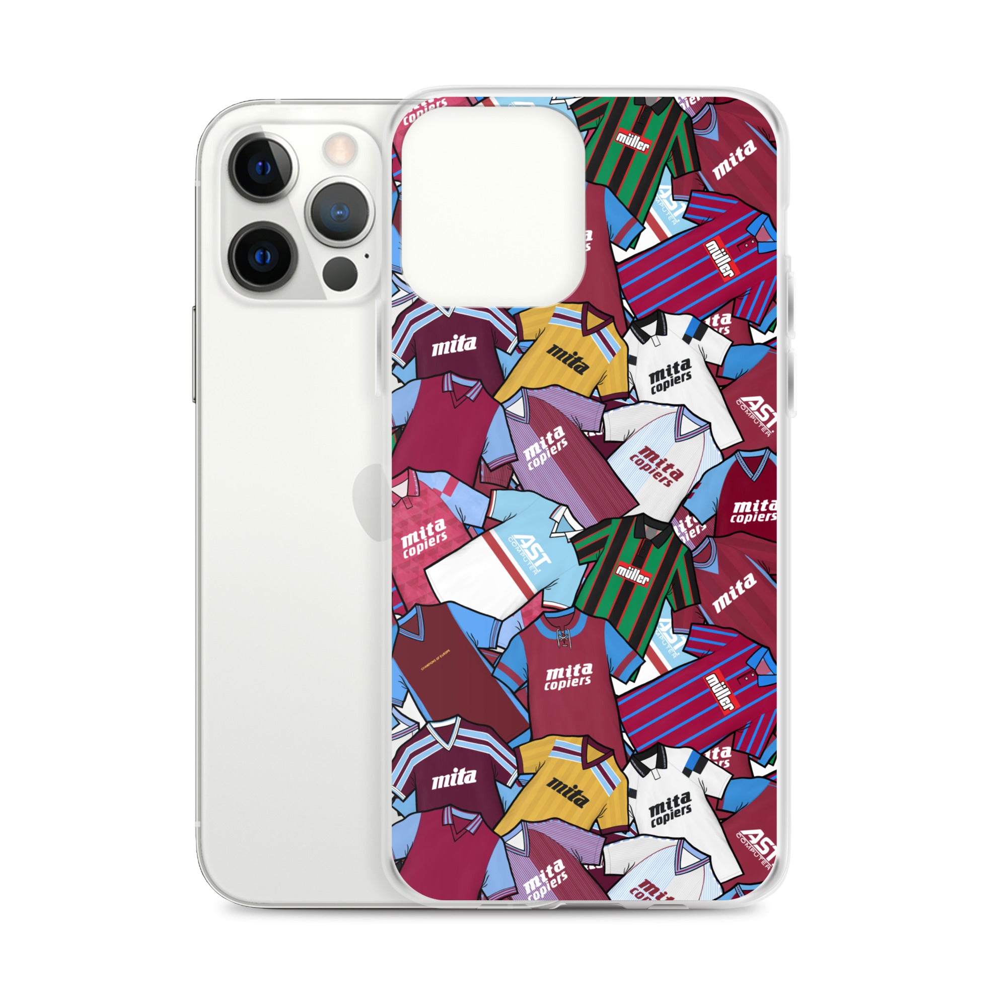 Retro Shirts of the Lions Clear Case for iPhone®