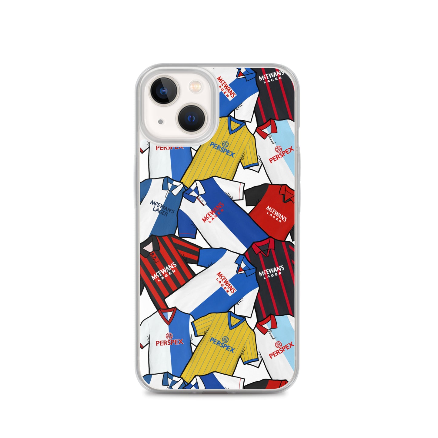 Blackburn Retro Shirts Inspired Football Clear Case for iPhone®