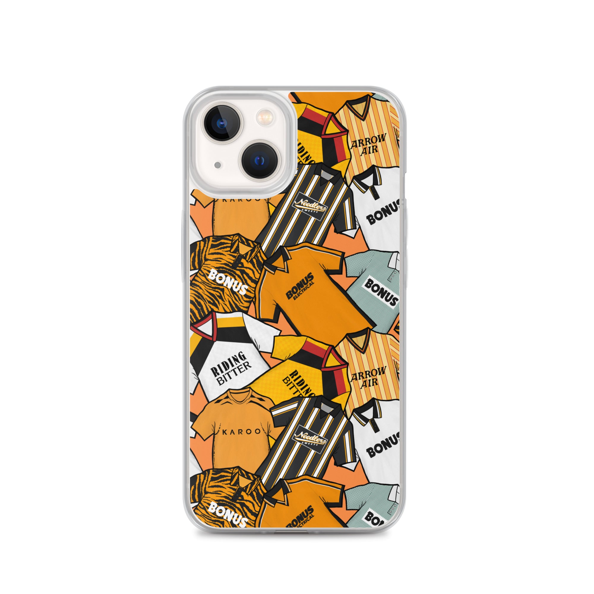Hull Retro Shirts Themed Football Inspired Clear Case for iPhone®
