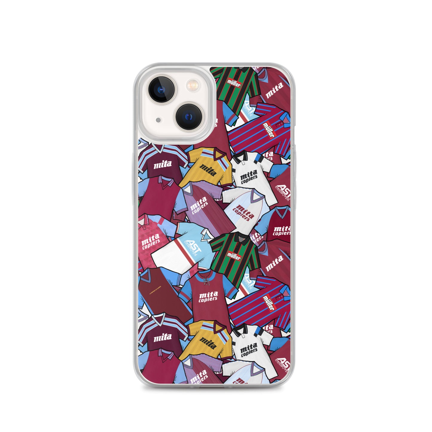 Retro Shirts of the Lions Clear Case for iPhone®