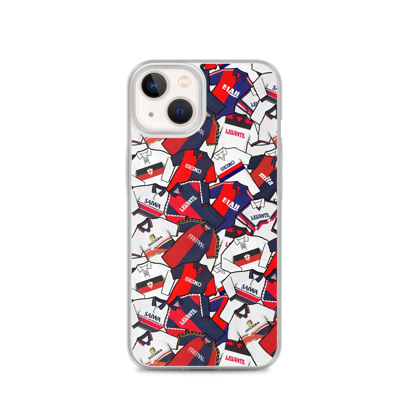 Retro Genoa Inspired Clear Case for iPhone®