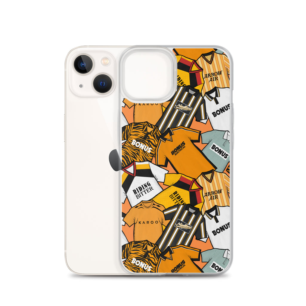 Hull Retro Shirts Themed Football Inspired Clear Case for iPhone®