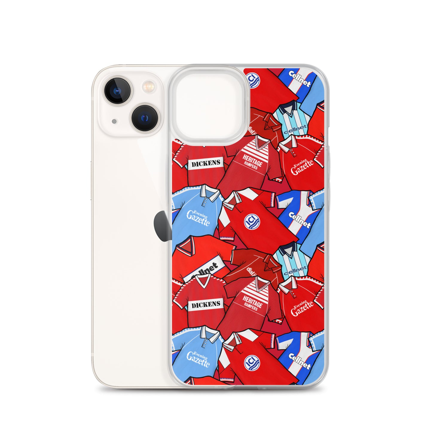 Middlesbrough Inspired Retro Shirts Football Clear Case for iPhone®