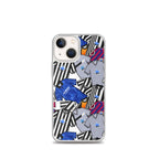Phone case for iPhone 13 mini inspired by the Retro shirts of Newcastle United!