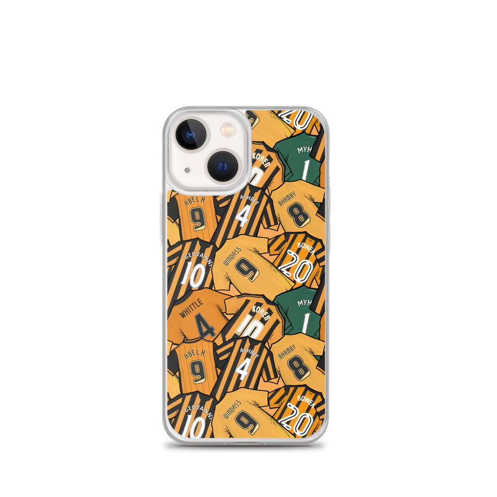 Legends of the Tigers, Hull Themed Football Clear Case for iPhone®