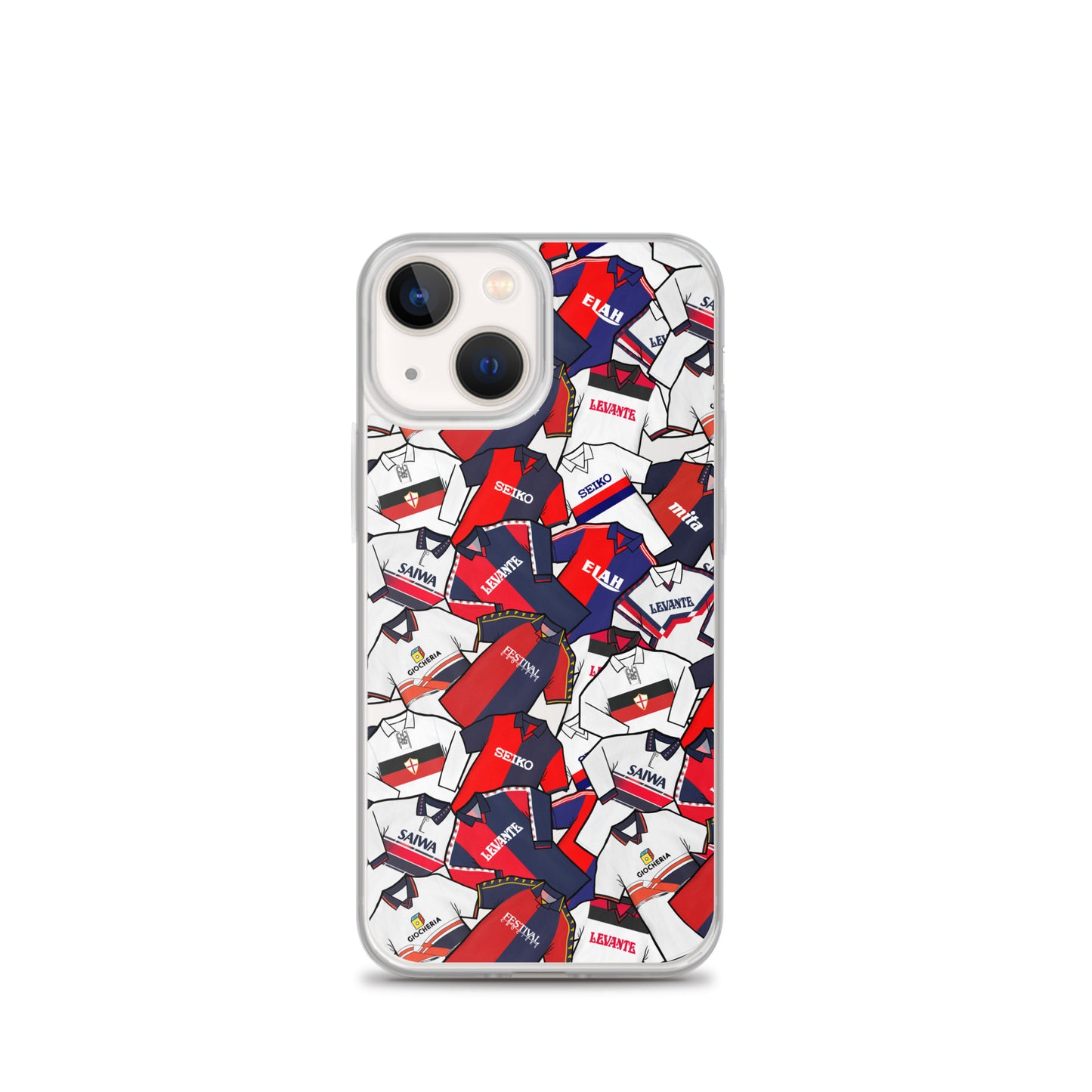 Retro Genoa Inspired Clear Case for iPhone®