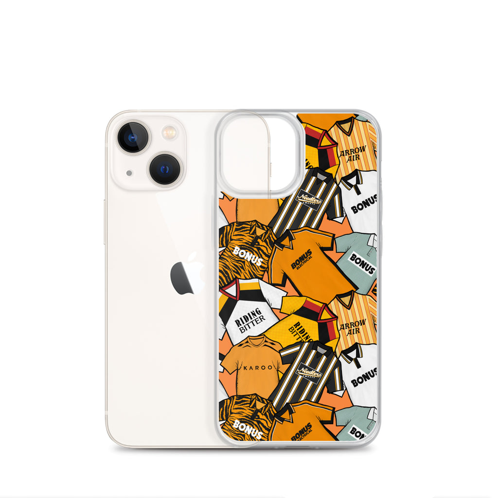 Hull Retro Shirts Themed Football Inspired Clear Case for iPhone®